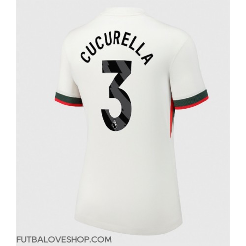 Dres Chelsea Marc Cucurella #3 Preč pre Ženy 2025-26 Krátky Rukáv Dres Chelsea Marc Cucurella #3 Preč pre Ženy 2025-26 Krátky Rukáv